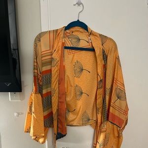 Silk Kantha bae cardigan